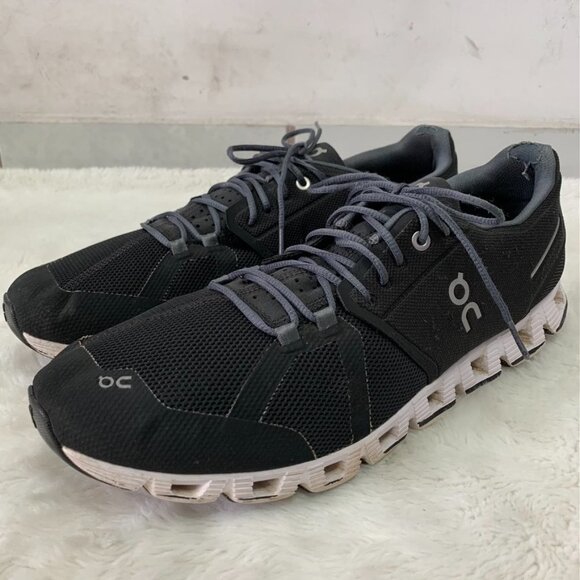 On Running Other - On Cloud Men's Black Lace Up Sneakers Size 12
